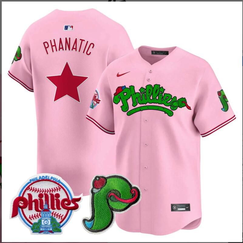 Men Philadelphia Phillies Phanatic pink Limited 2024 MLB Nike jersey->indianapolis colts->NFL Jersey